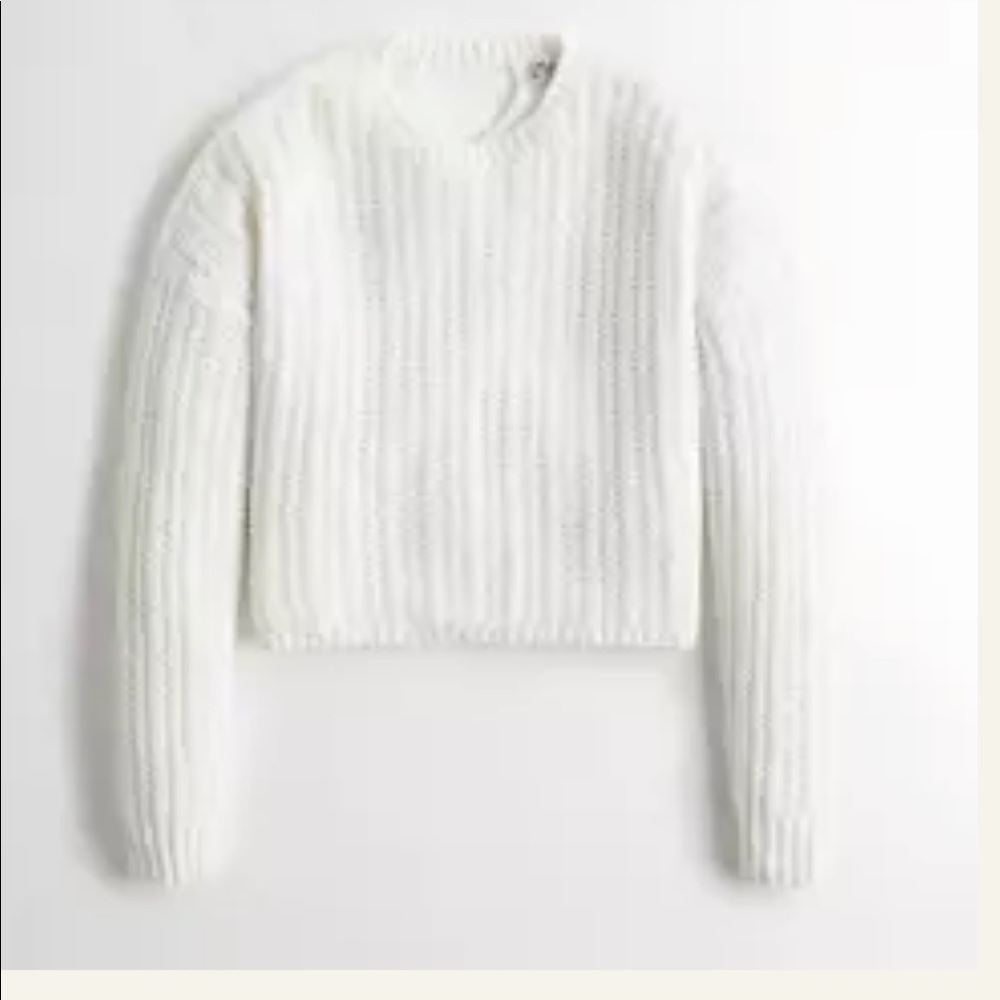 NWOT Hollister Knit Open Back sweater